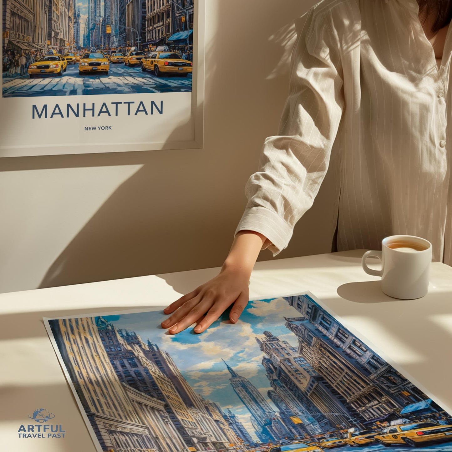 Manhattan Poster - New York Wall Art