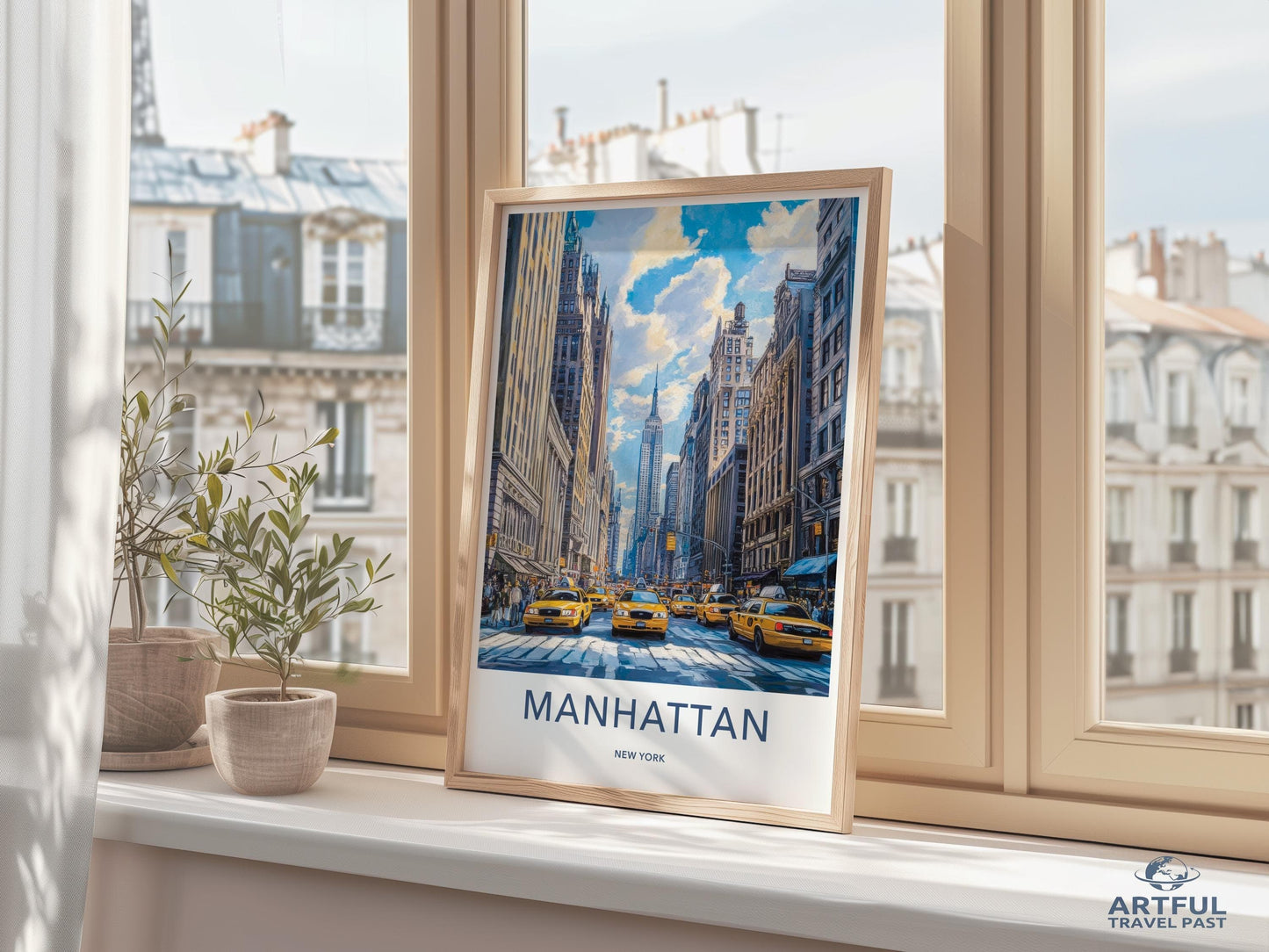 Manhattan Poster - New York Wall Art