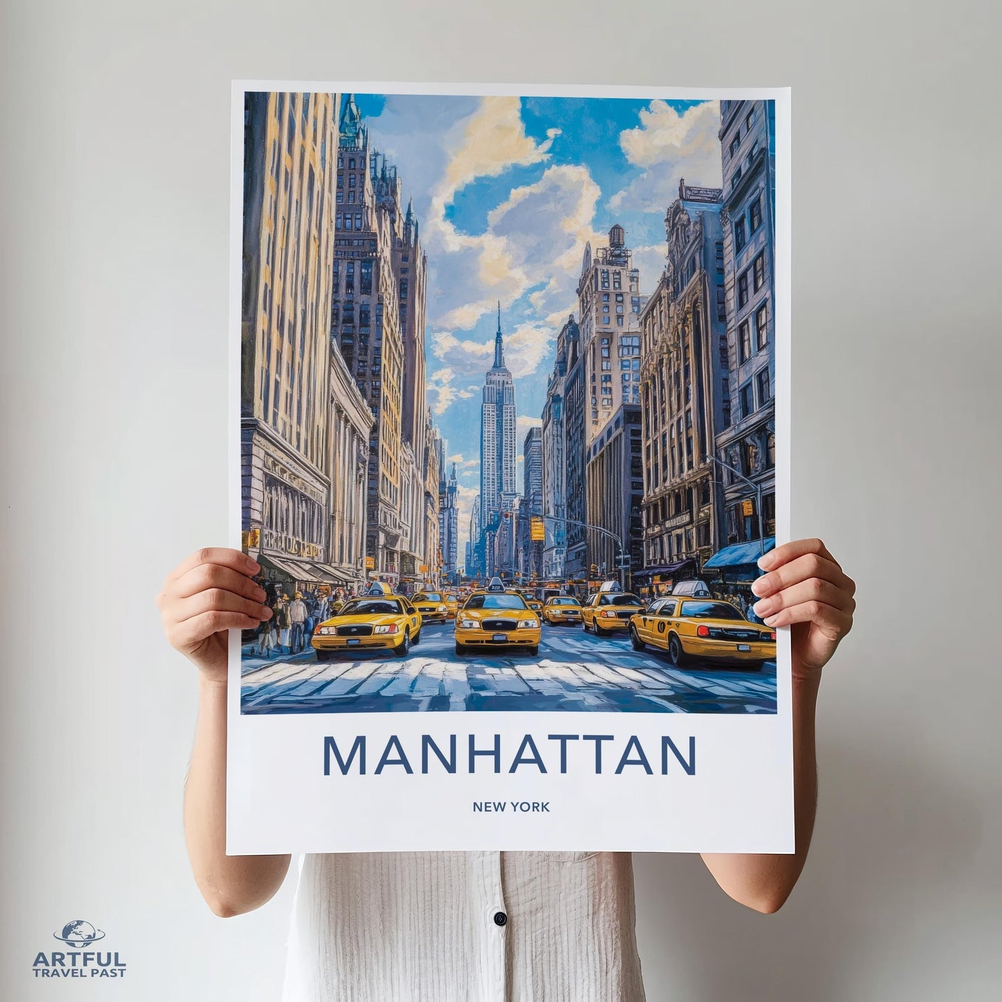Manhattan Poster - New York Wall Art