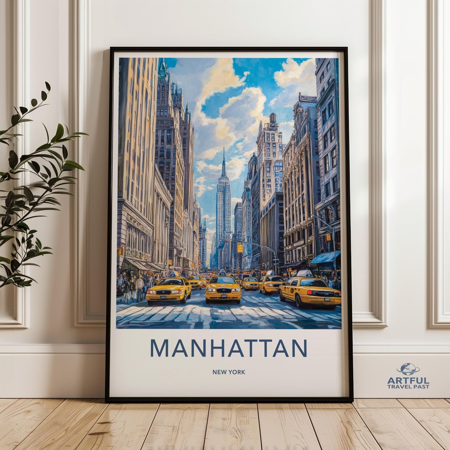 Manhattan Poster - New York Wall Art