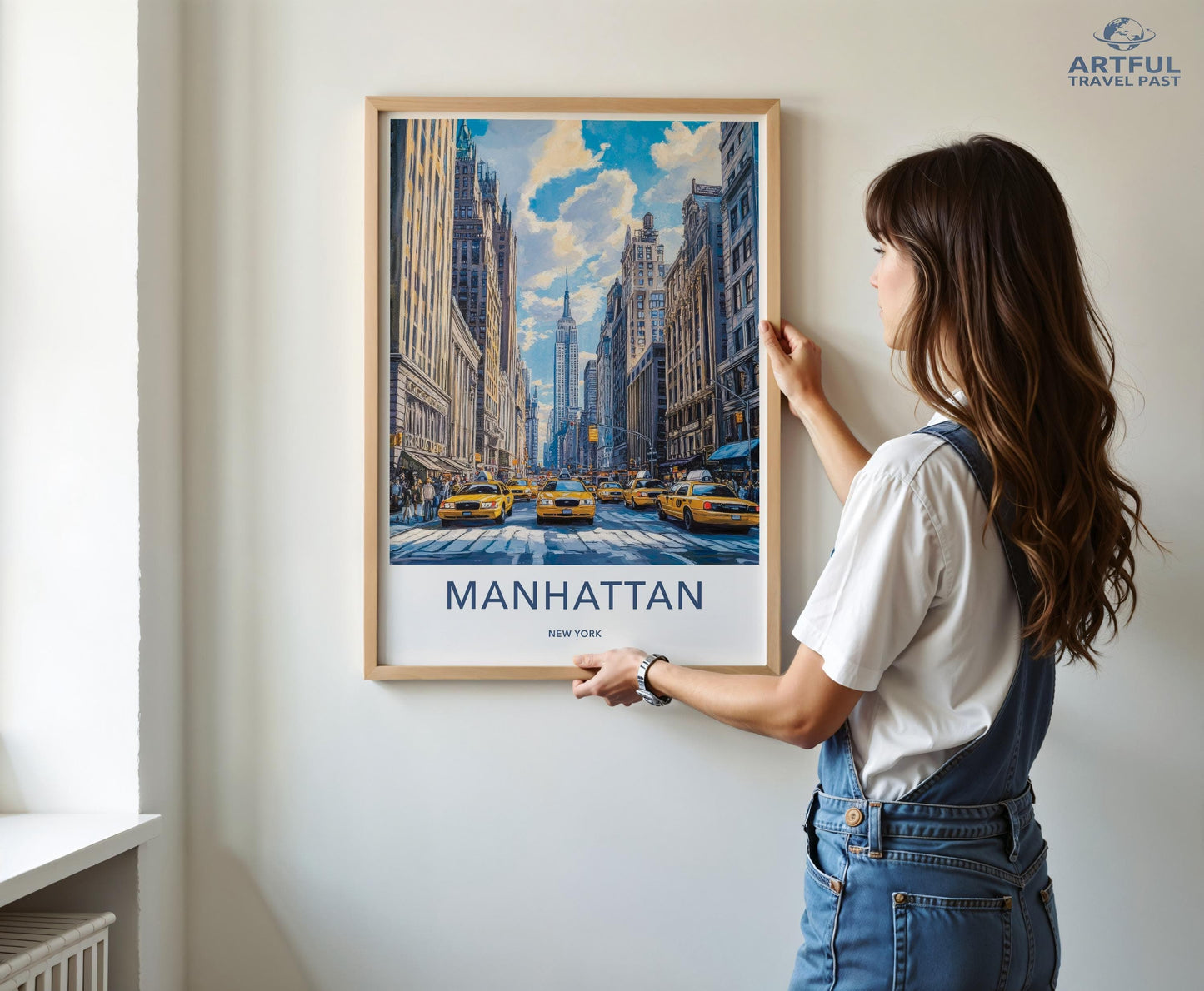 Manhattan Poster - New York Wall Art
