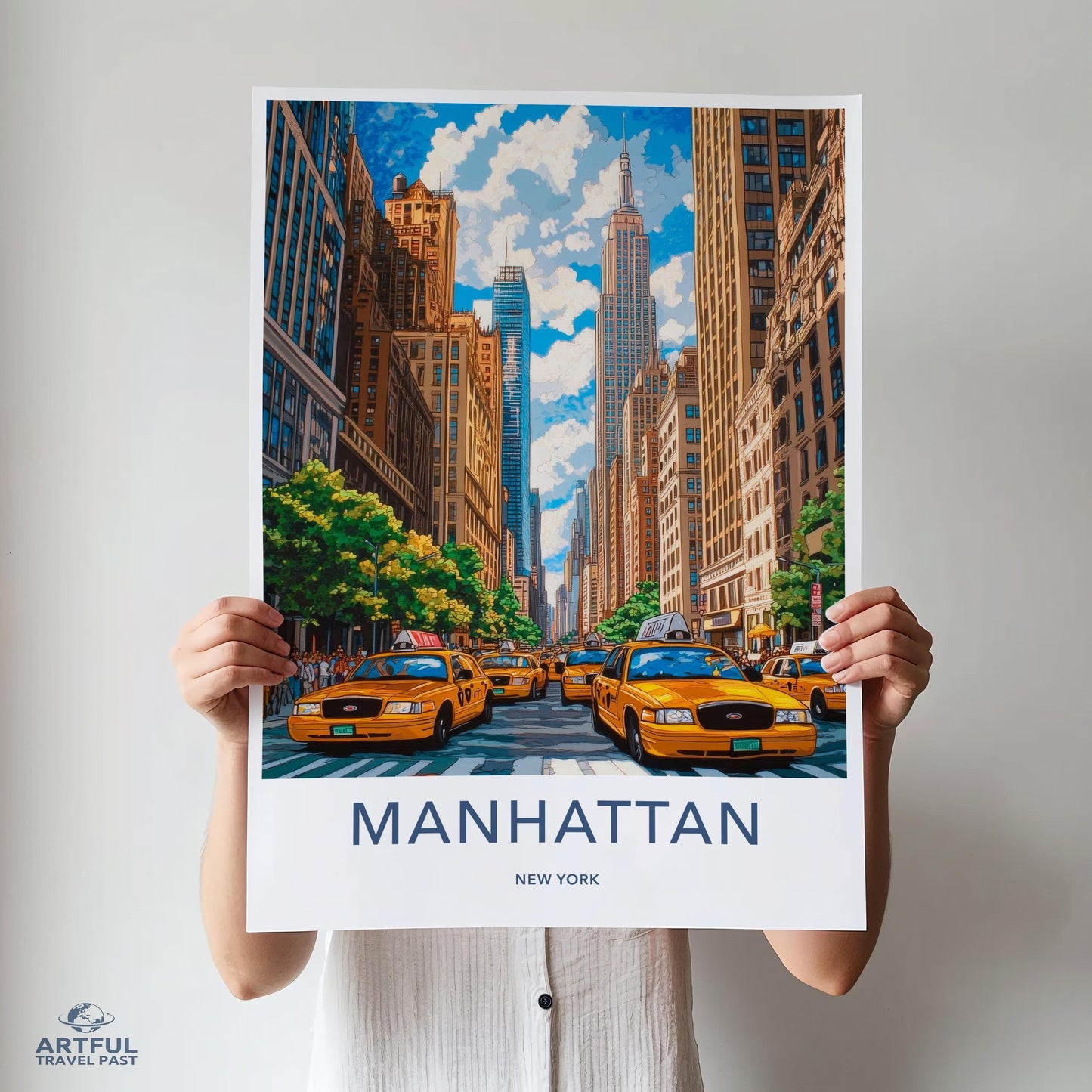 Manhattan Poster - New York Wall Art