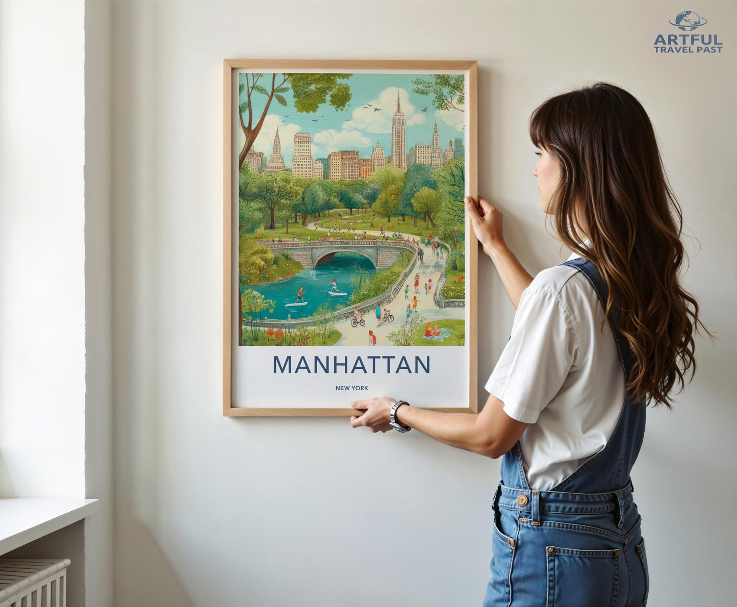 Manhattan Poster - New York Wall Art