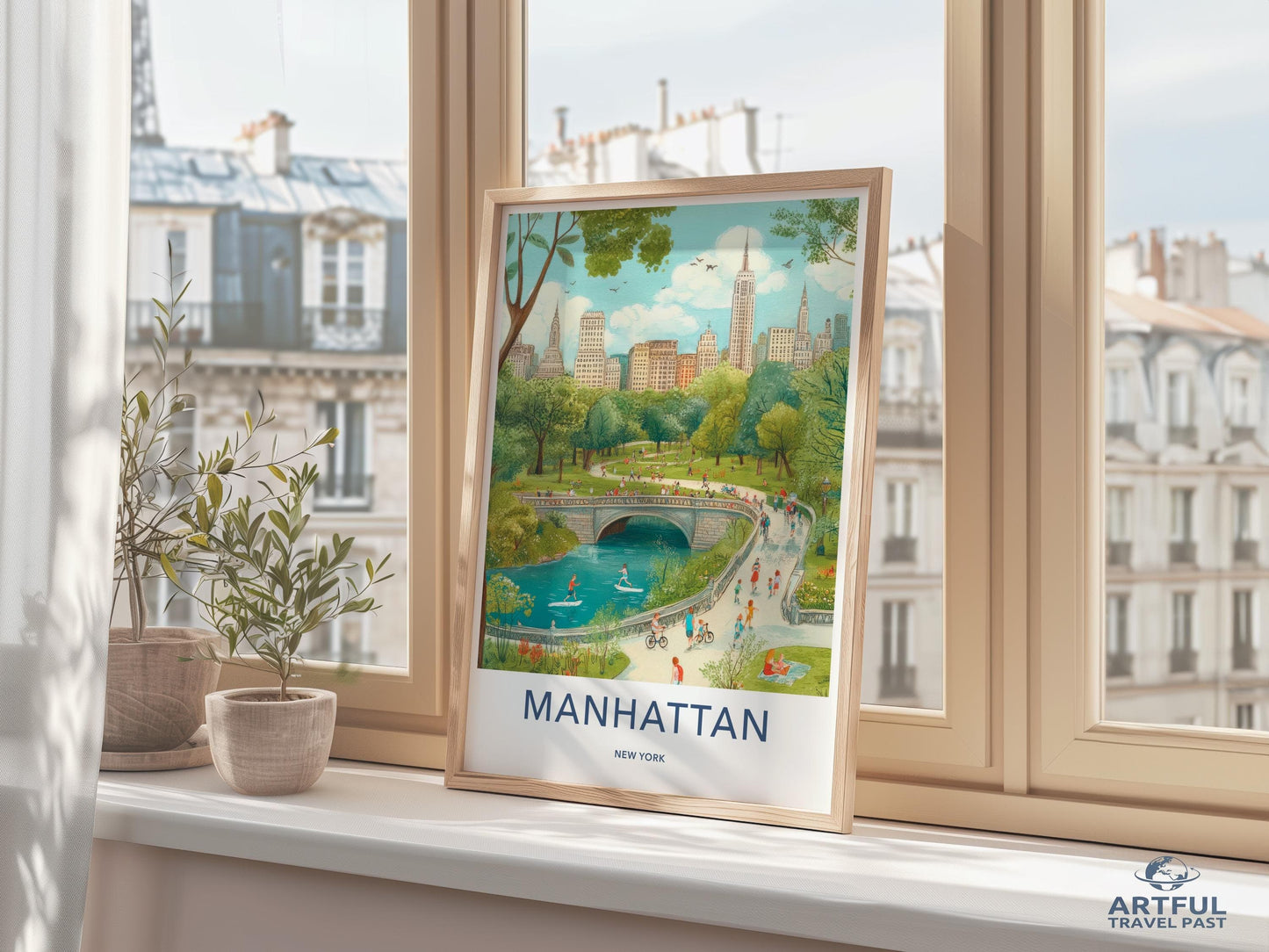 Manhattan Poster - New York Wall Art