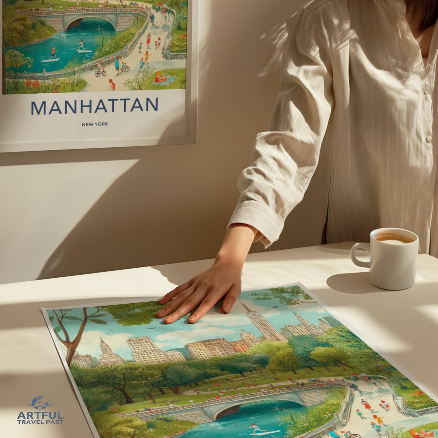 Manhattan Poster - New York Wall Art