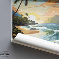 Maracas Bay Poster - Trinidad and Tobago