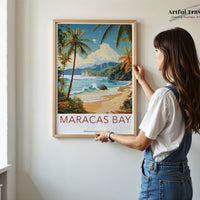 Maracas Bay Poster - Trinidad and Tobago Wall Art