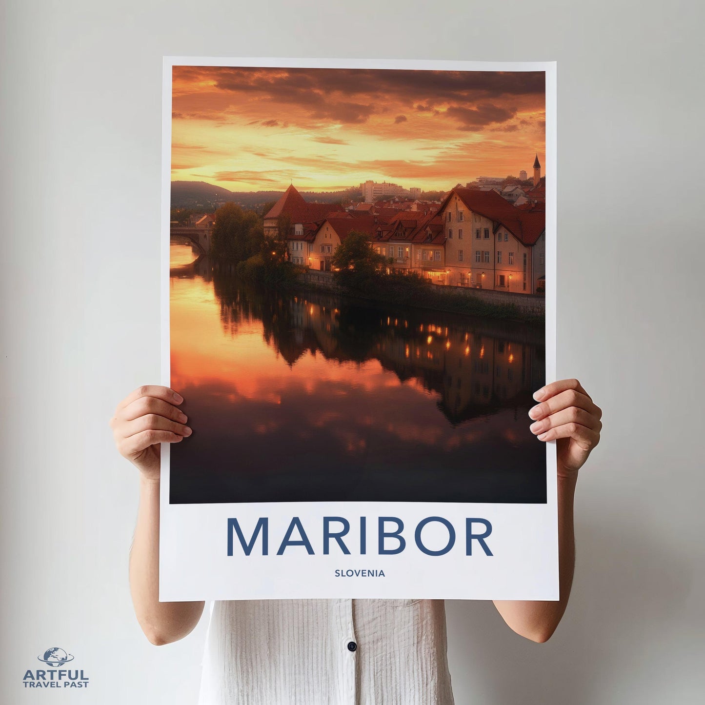 Maribor Poster | Slovenia Wall Art | Eastern Europe