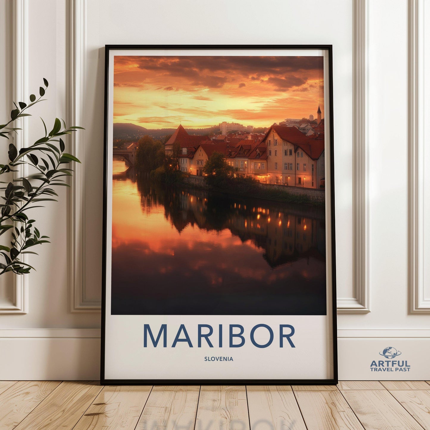 Maribor Poster | Slovenia Wall Art | Eastern Europe