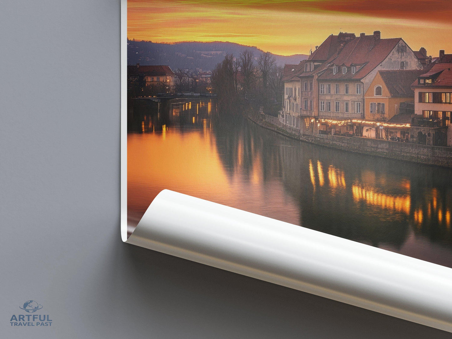 Maribor Poster | Slovenia Wall Art | Eastern Europe Decor