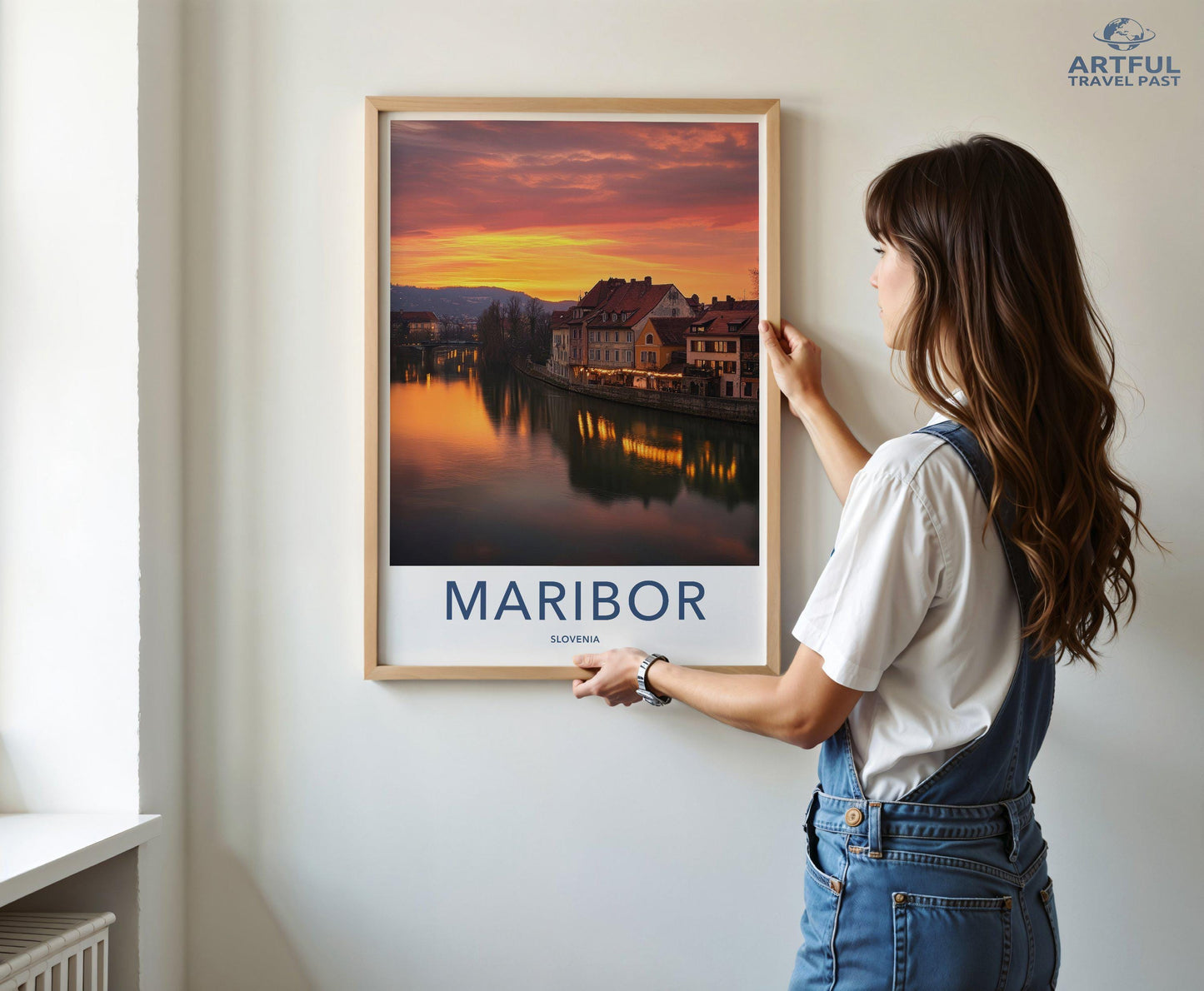 Maribor Poster | Slovenia Wall Art | Eastern Europe Decor