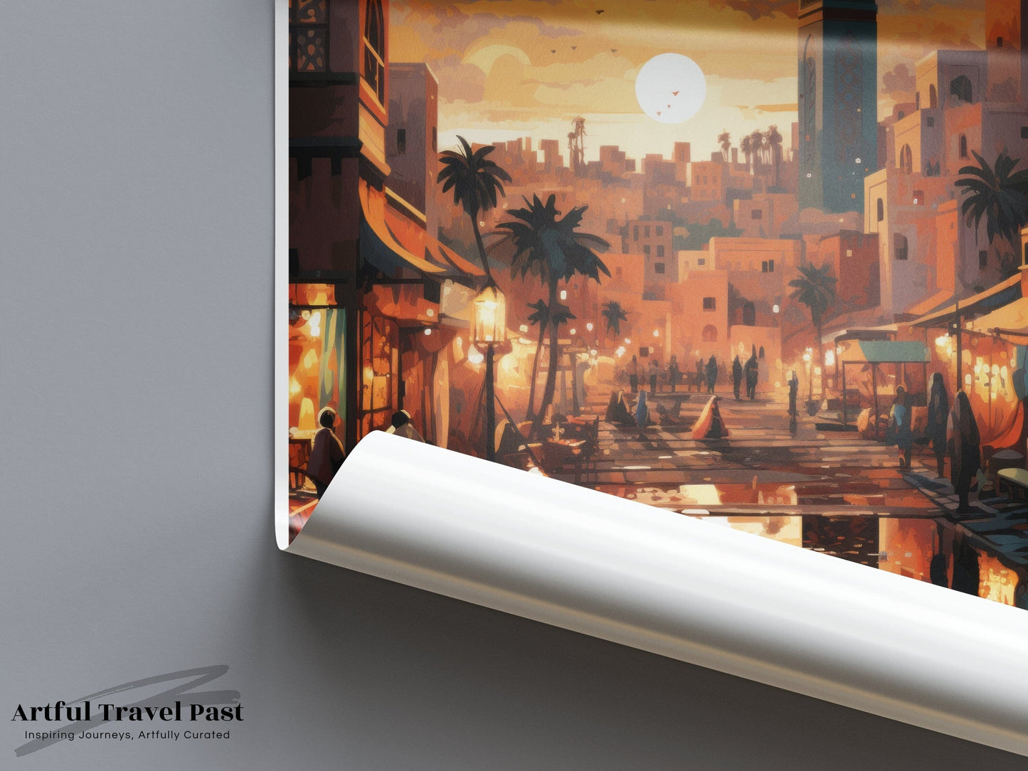 Marrakesh Poster - Morocco Wall Art