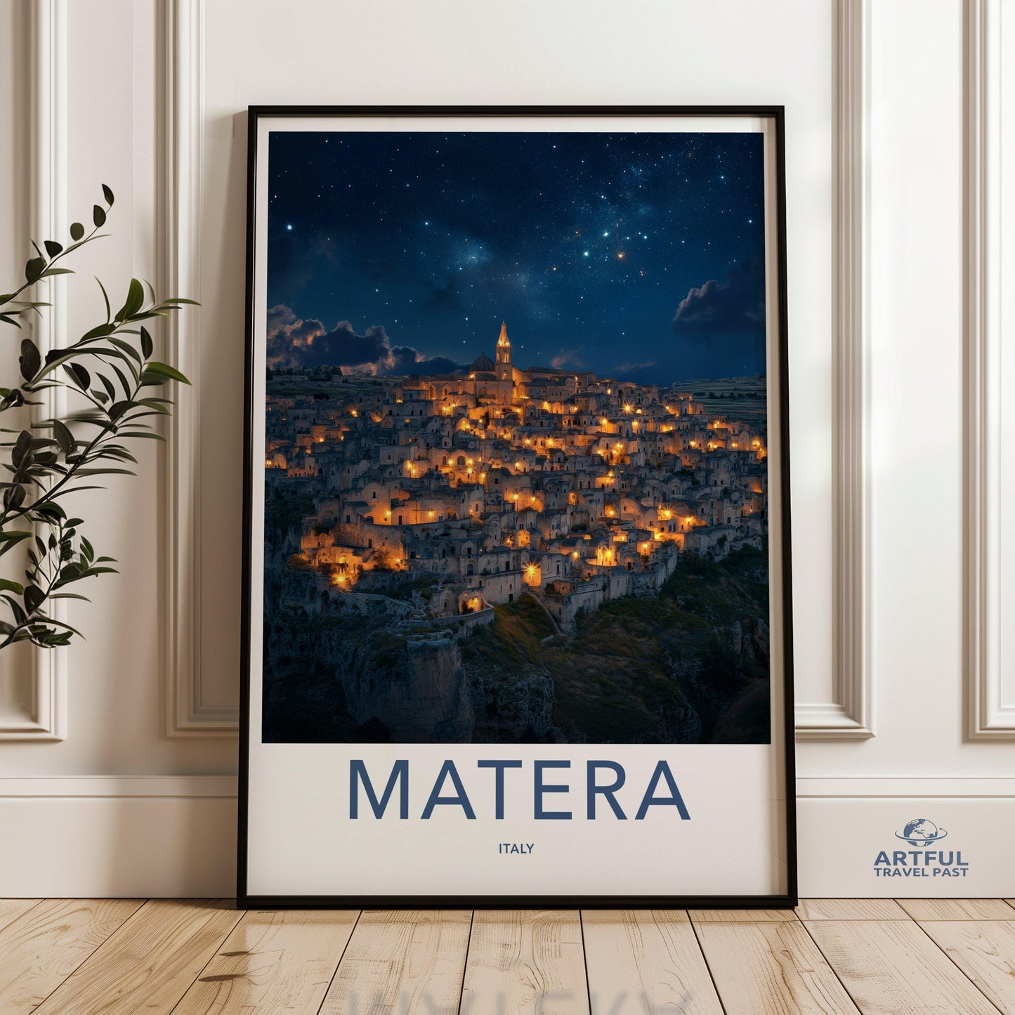 Matera Poster - Italy Wall Art