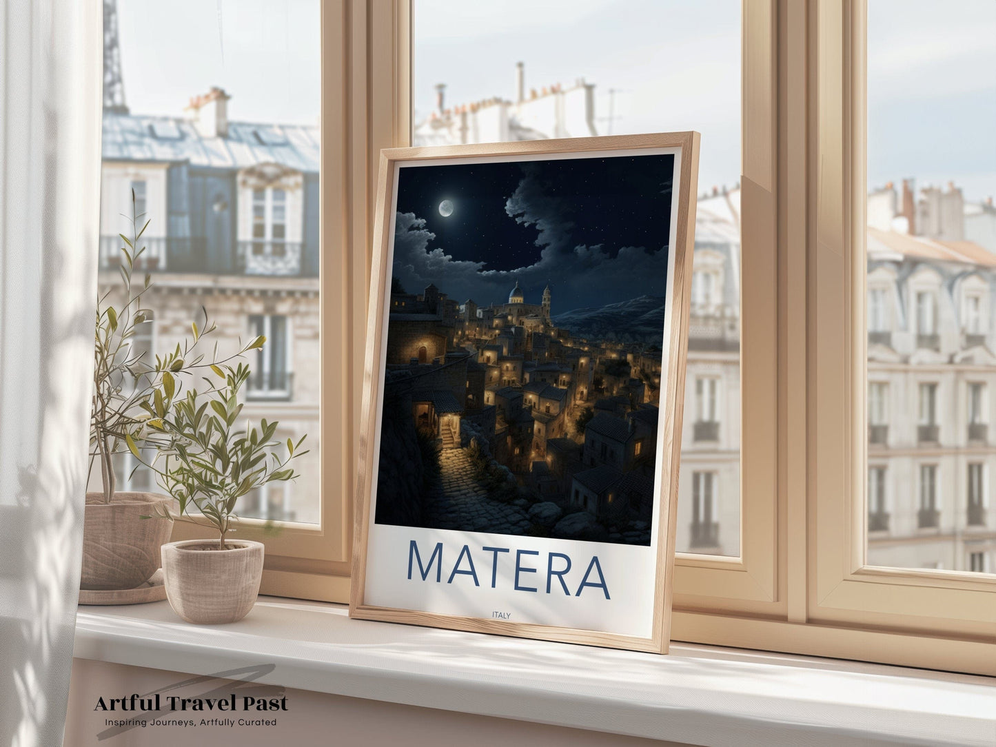 Matera Poster | Italy Wall Art | Europe Decor