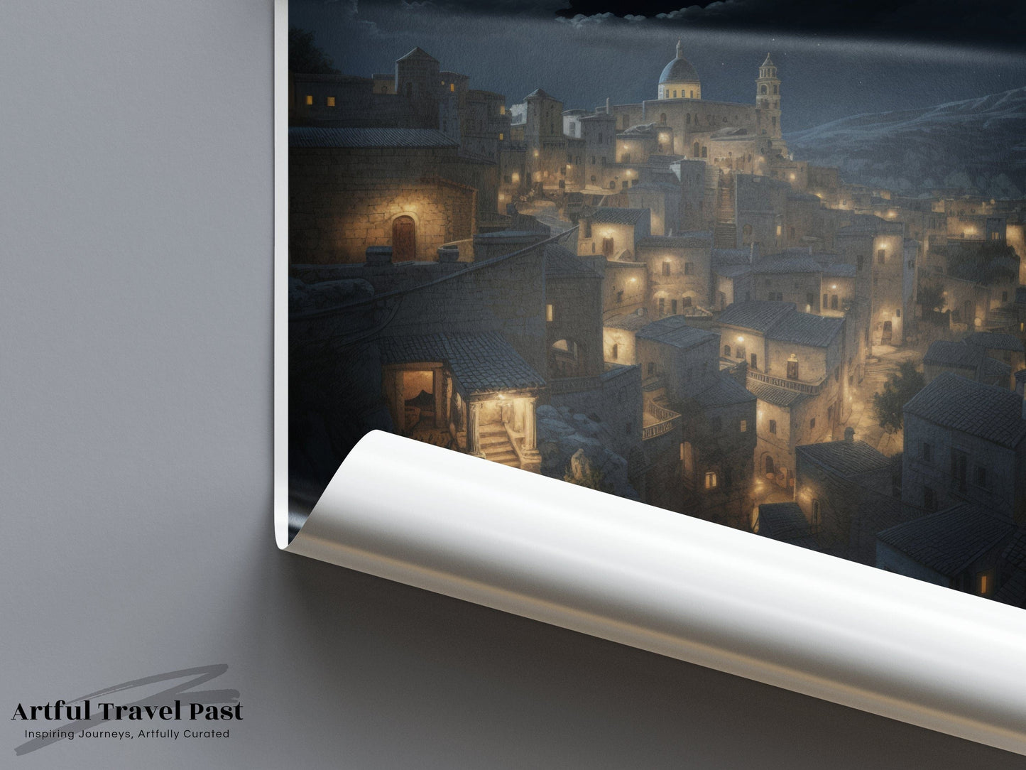 Matera Poster | Italy Wall Art | Europe Decor