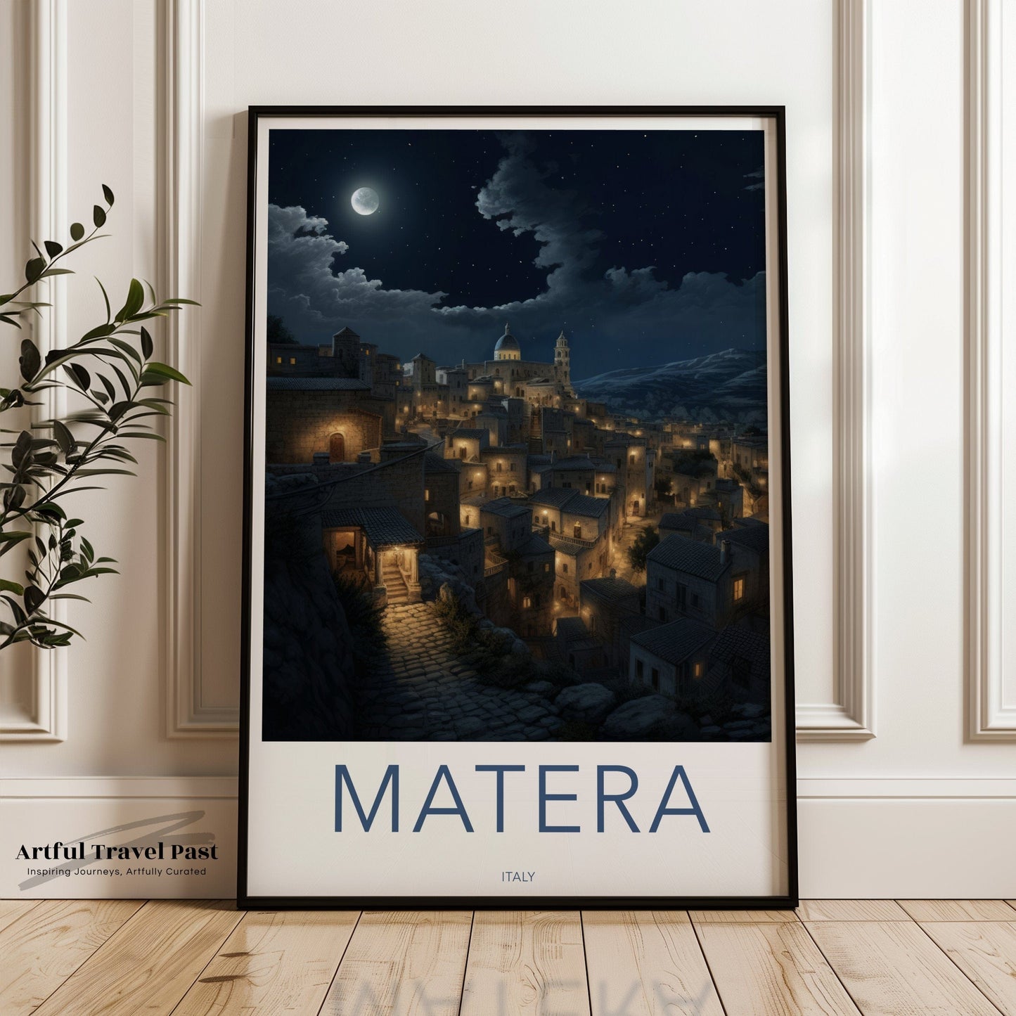 Matera Poster | Italy Wall Art | Europe Decor