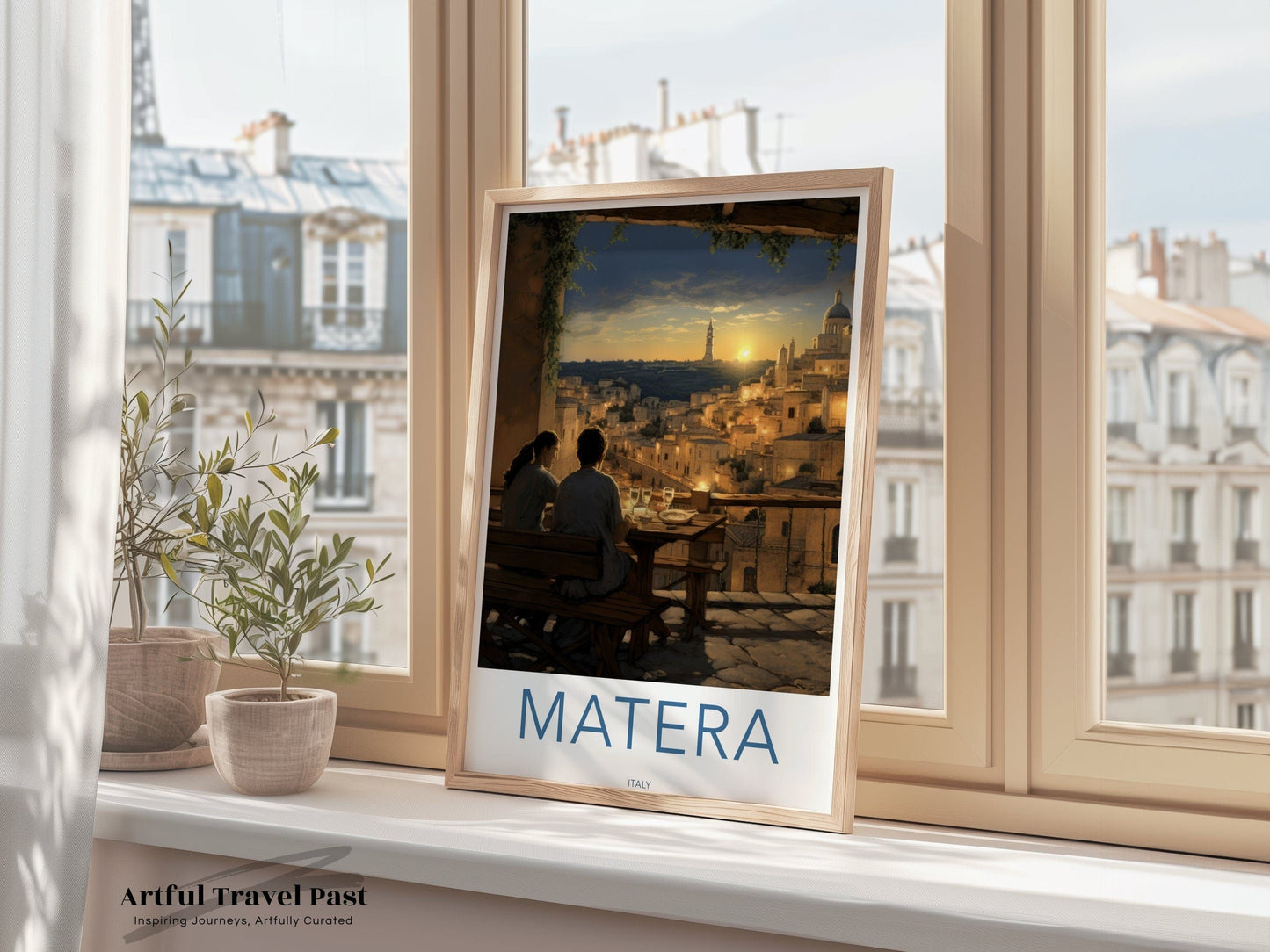 Matera Poster | Italy Wall Art | Europe Decor