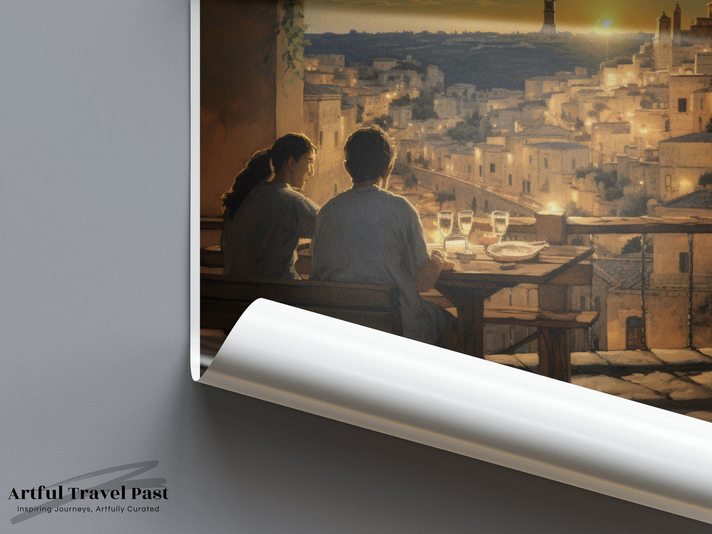 Matera Poster | Italy Wall Art | Europe Decor