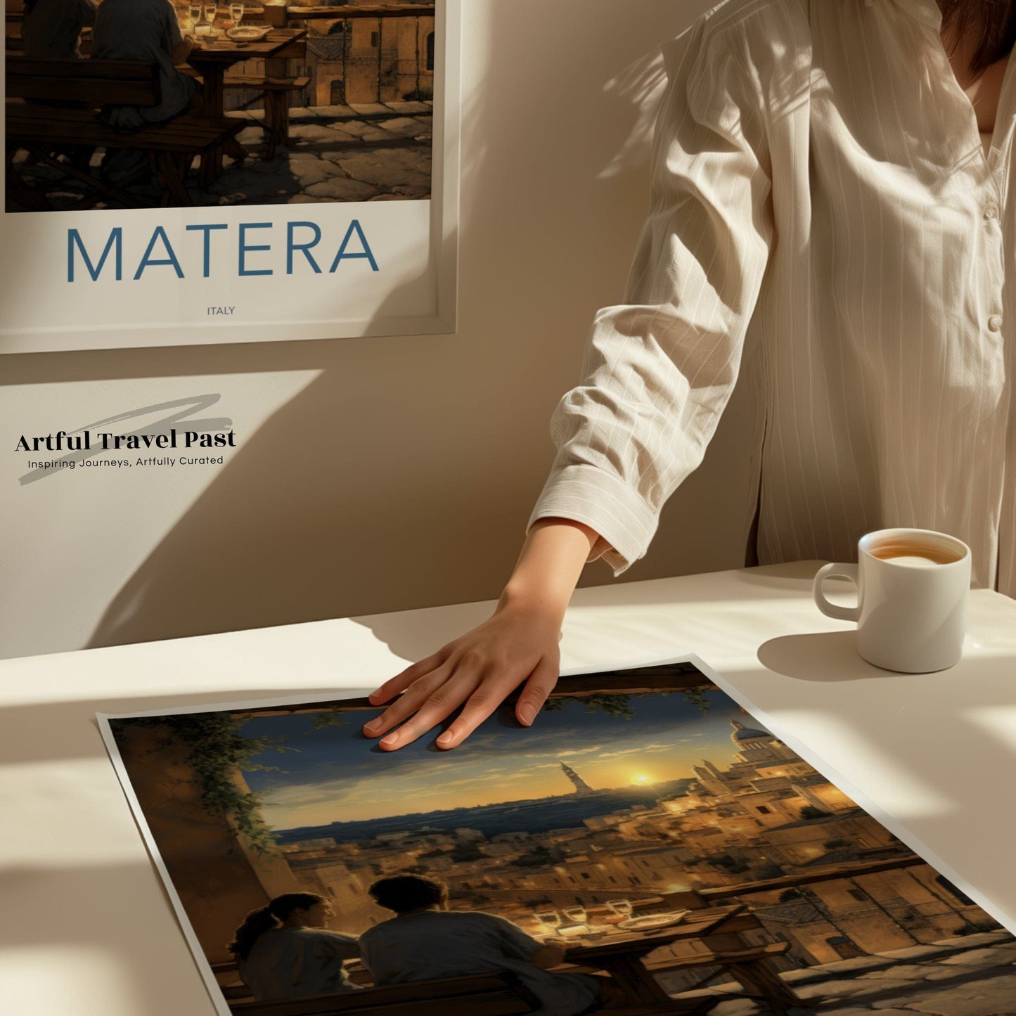 Matera Poster | Italy Wall Art | Europe Decor