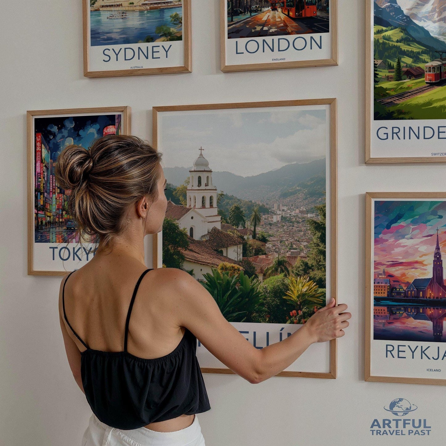 Medellín Poster - Colombia Wall Art