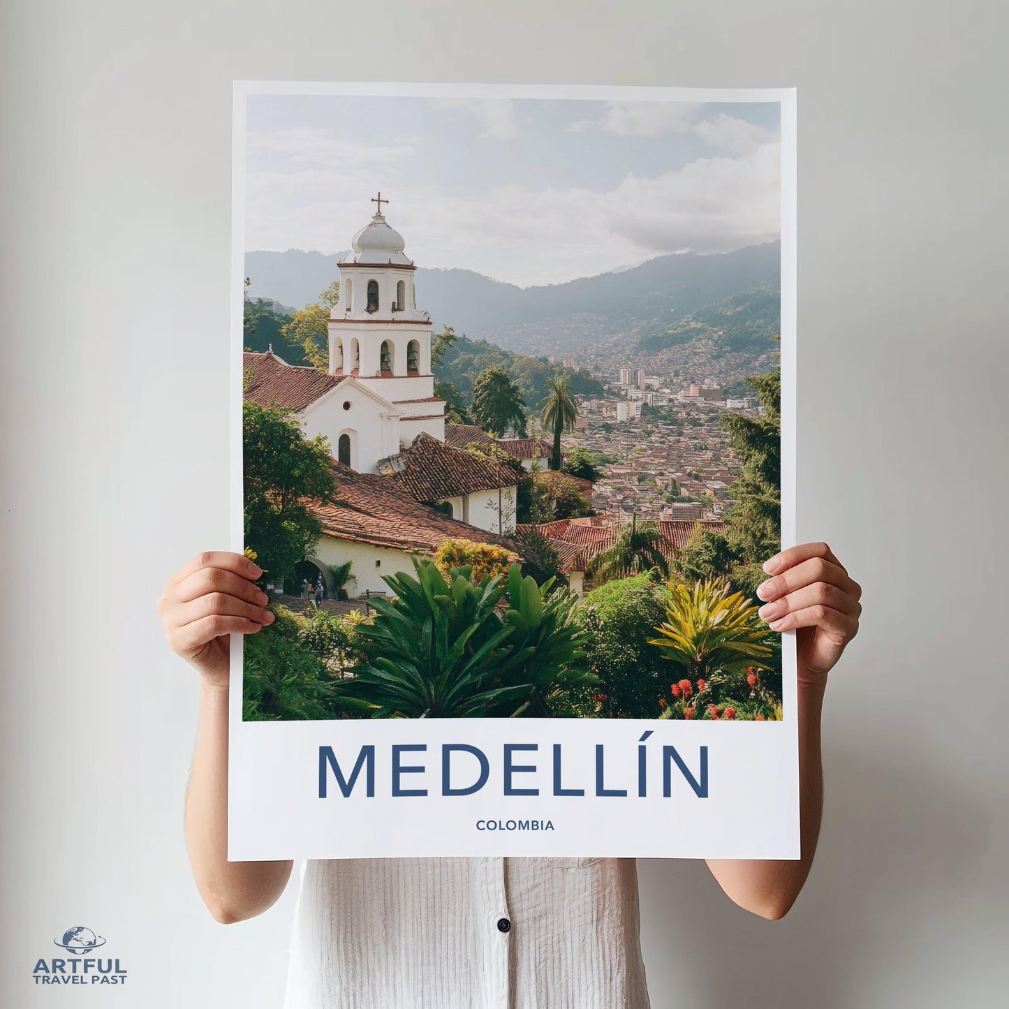 Medellín Poster - Colombia Wall Art