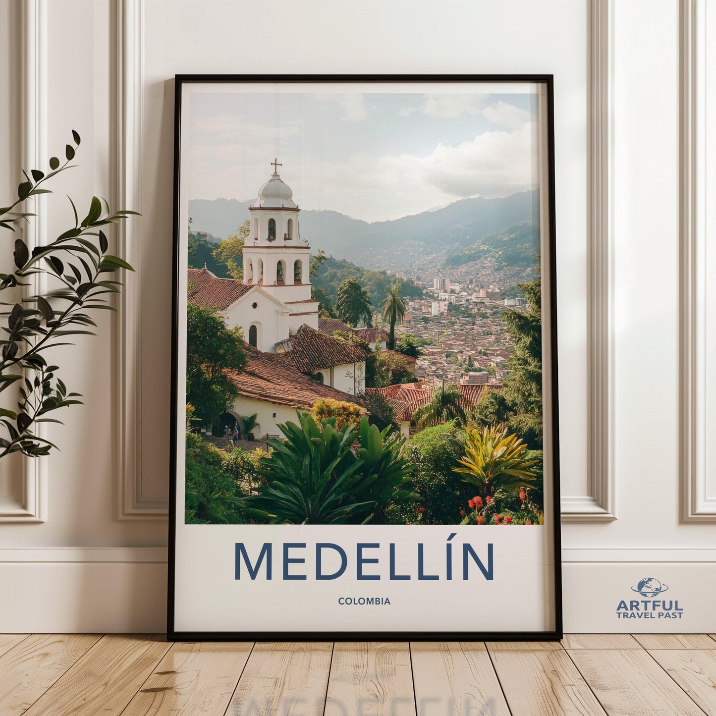 Medellín Poster - Colombia Wall Art