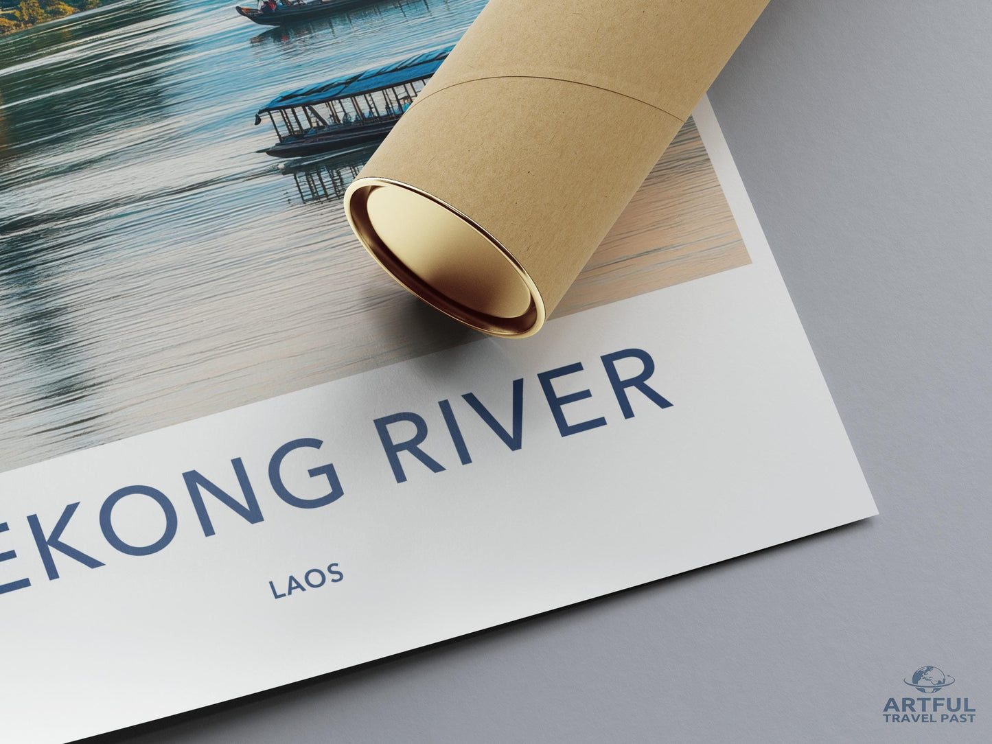 Mekong River Poster - Laos Wall Art