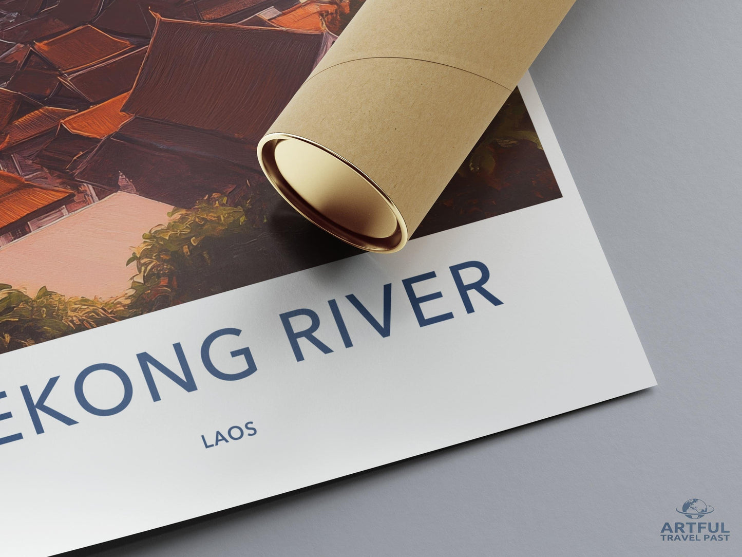 Mekong River Poster - Laos Wall Art