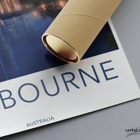 Melbourne Poster - Australia Wall Art