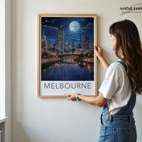 Melbourne Poster - Australia Wall Art