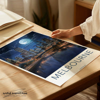 Melbourne Poster - Australia Wall Art