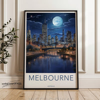 Melbourne Poster - Australia Wall Art