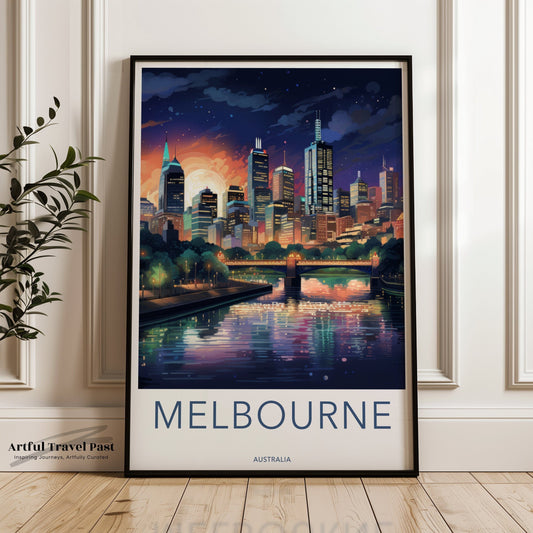 Melbourne Poster - Australia Wall Art