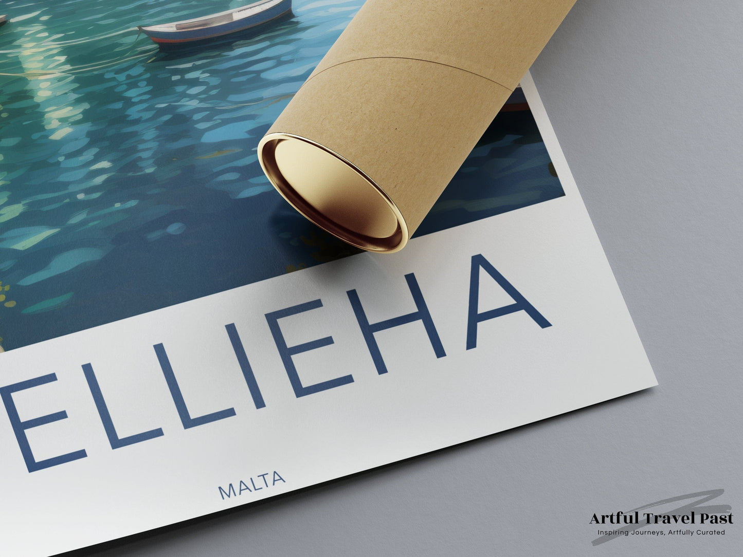 Mellieha Poster | Malta Wall Art | Europe Decor
