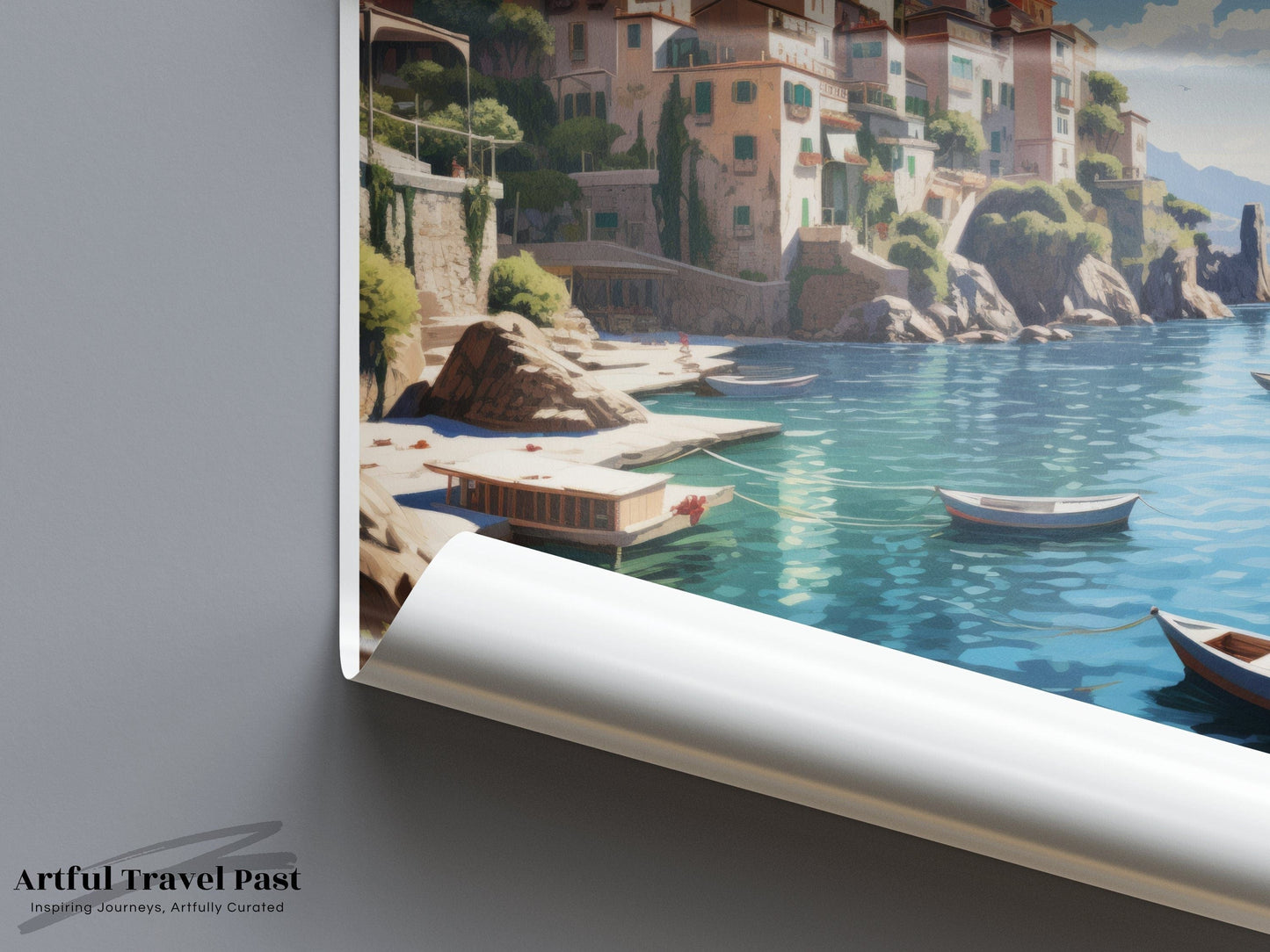 Mellieha Poster | Malta Wall Art | Europe Decor