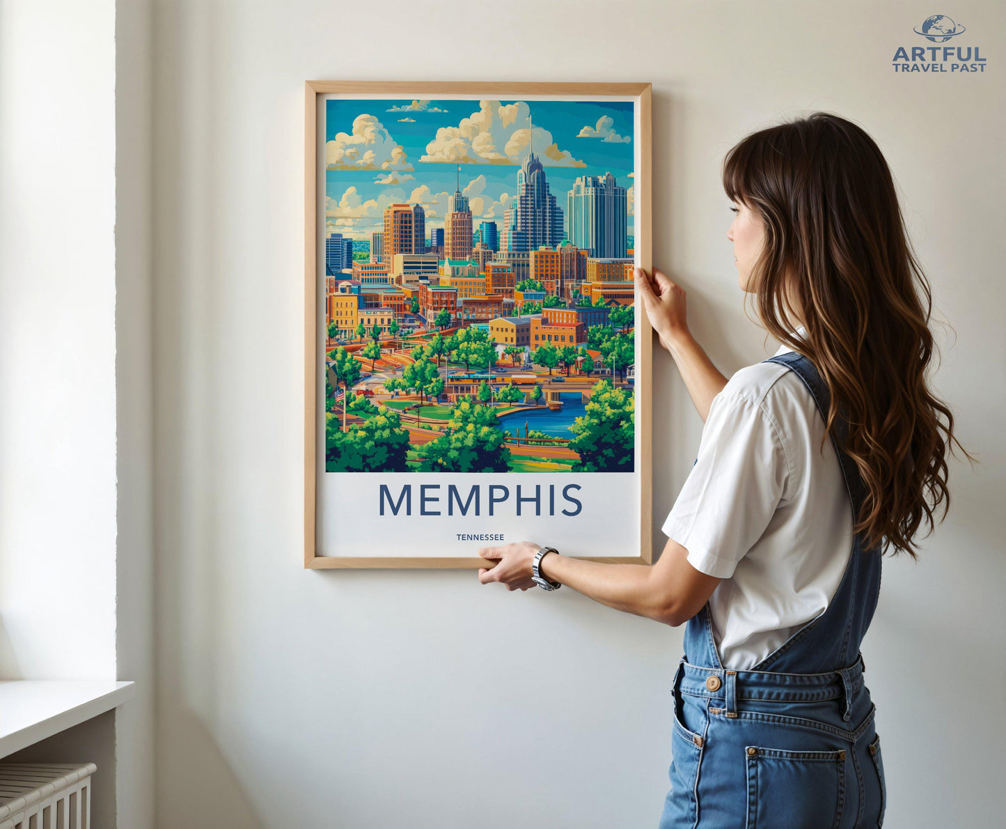 Memphis Poster - Tennessee Wall Art