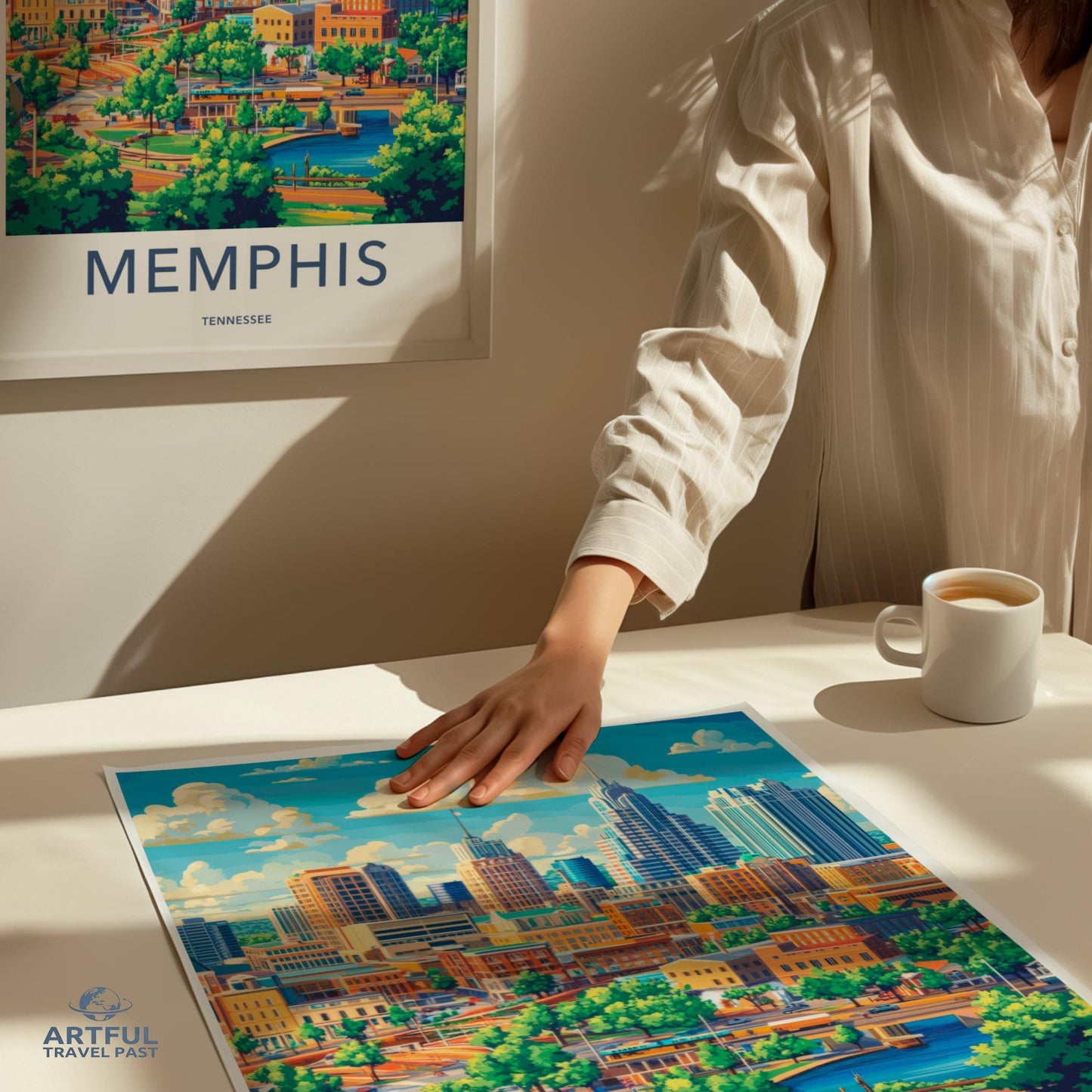 Memphis Poster - Tennessee Wall Art