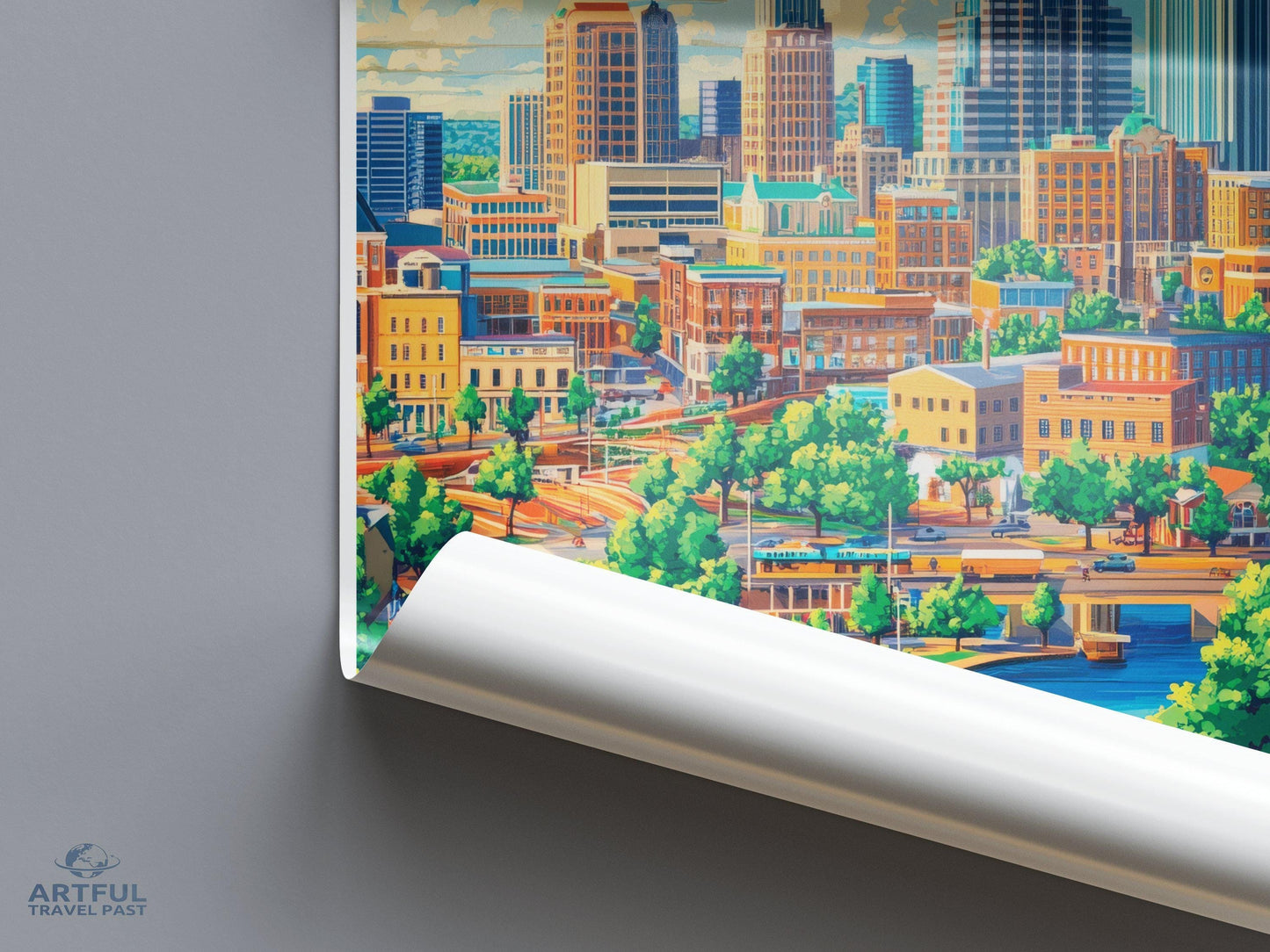 Memphis Poster - Tennessee Wall Art