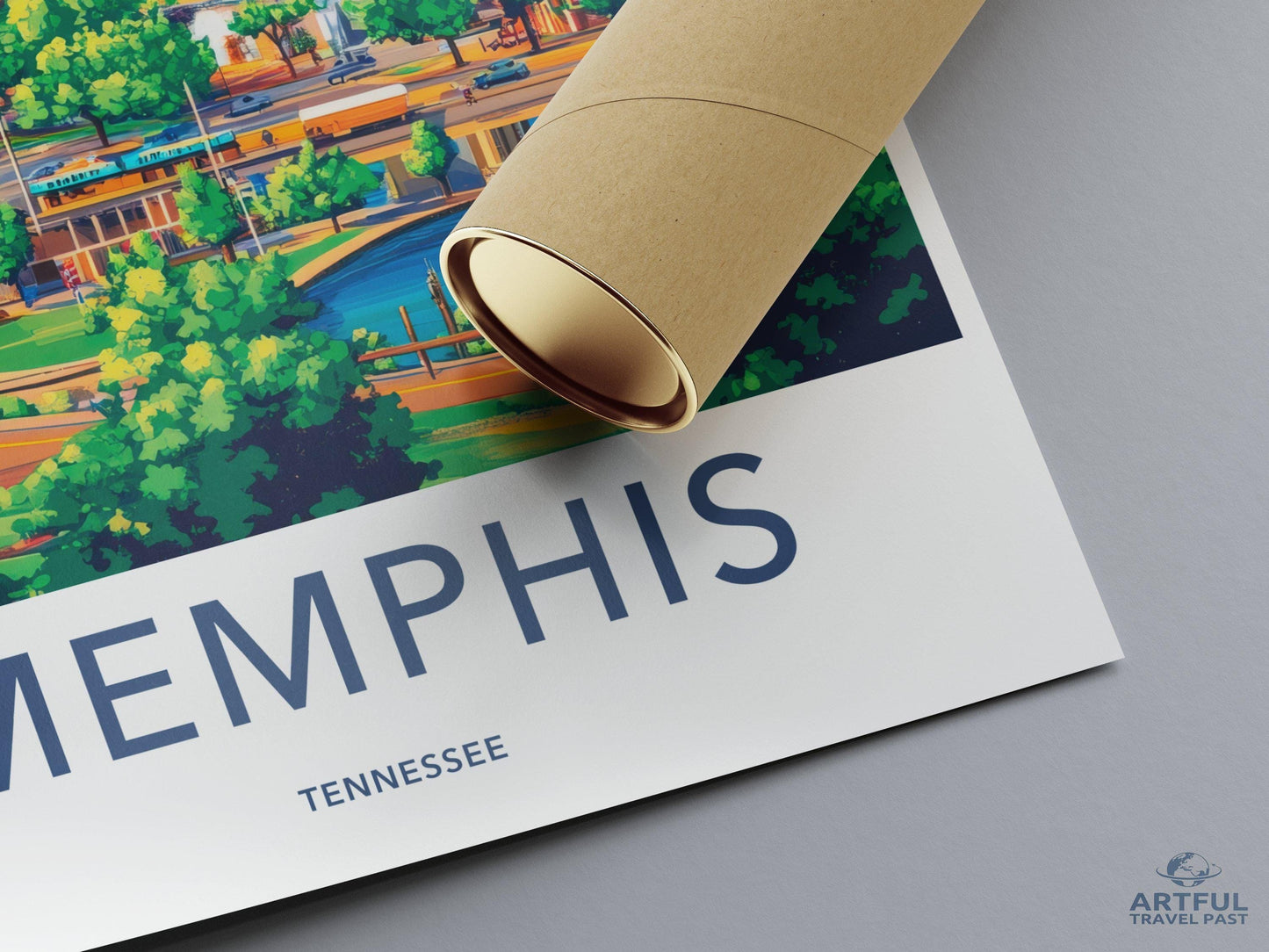 Memphis Poster - Tennessee Wall Art