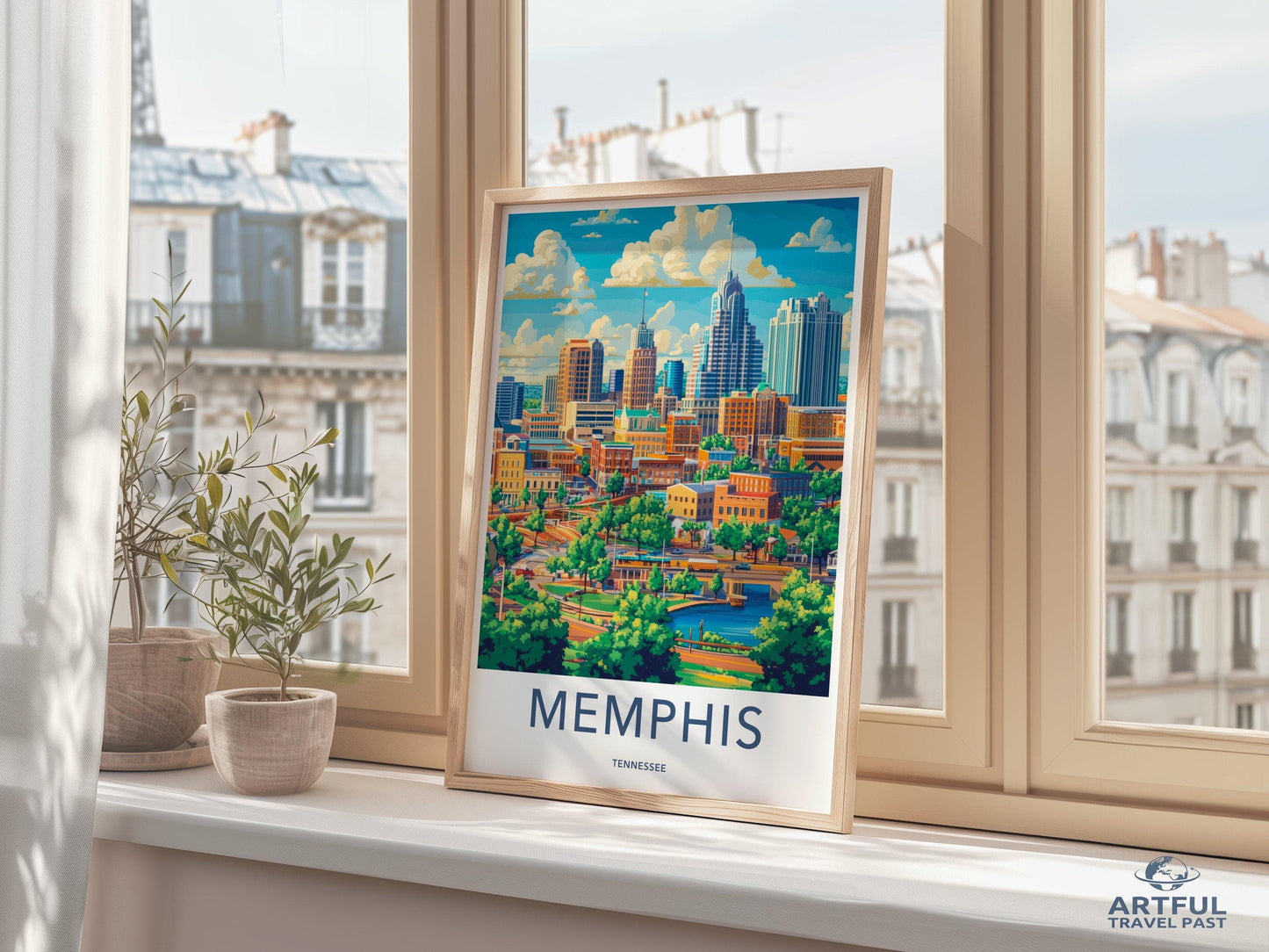 Memphis Poster - Tennessee Wall Art
