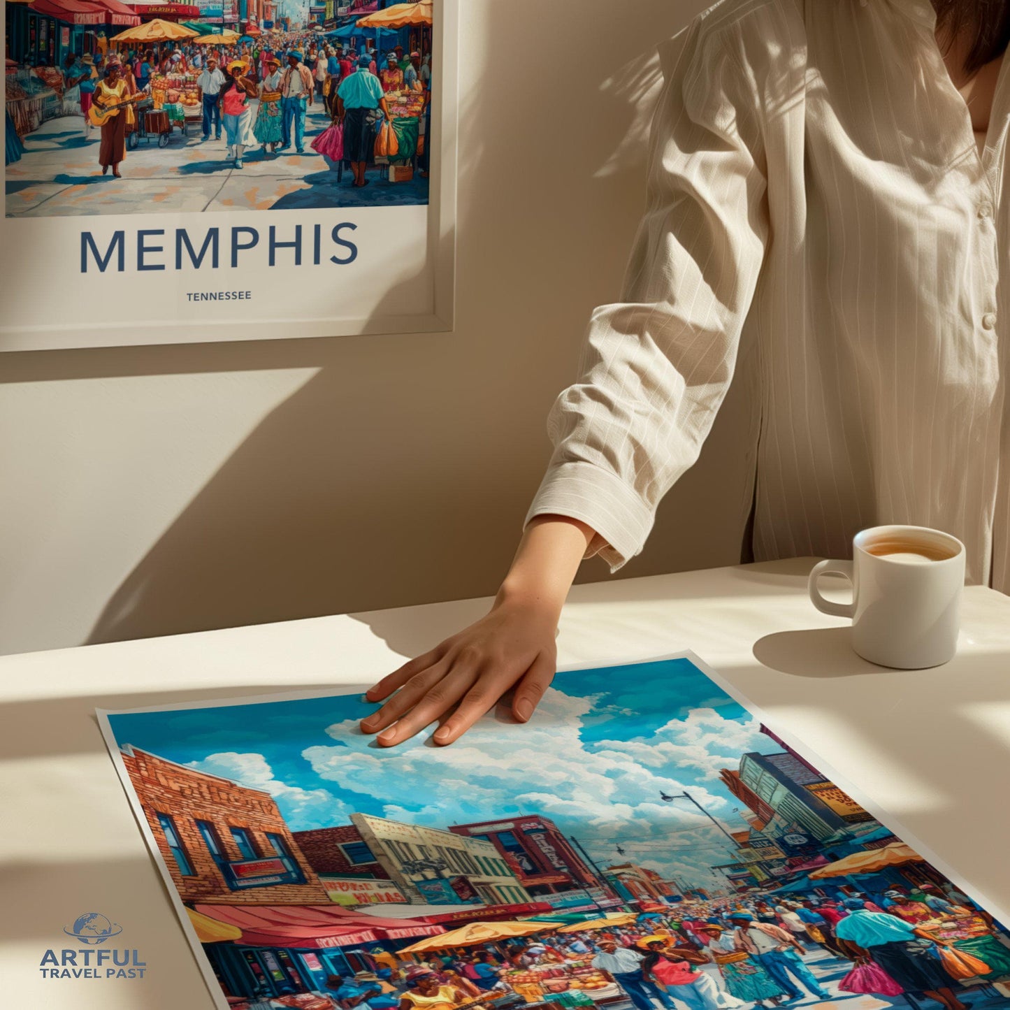 Memphis Poster - Tennessee Wall Art