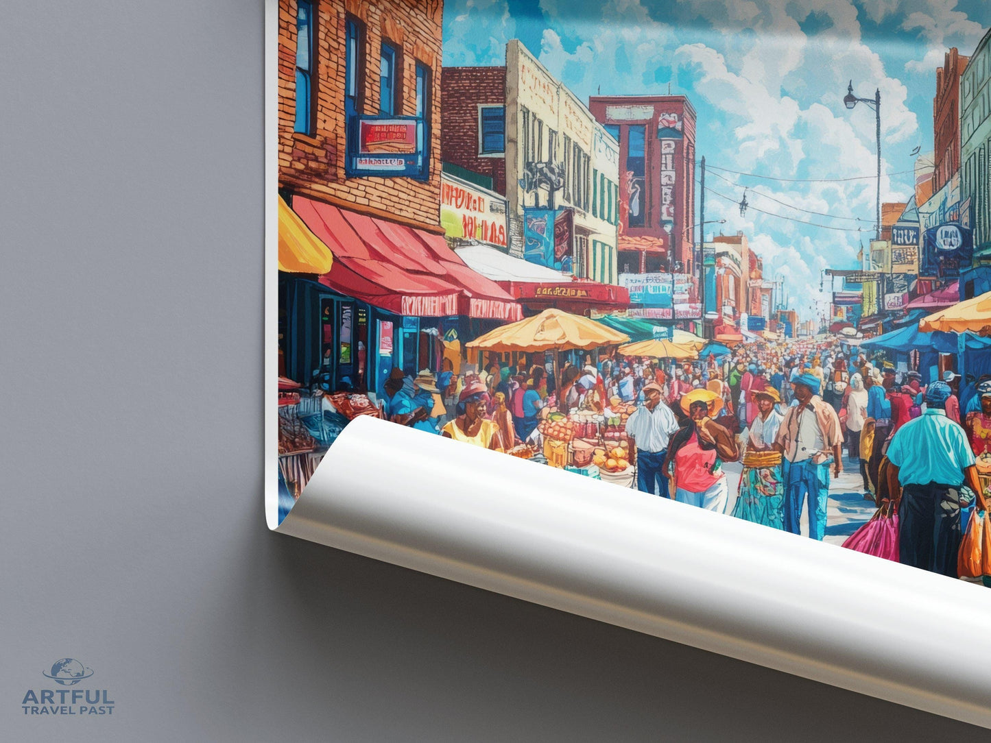 Memphis Poster - Tennessee Wall Art