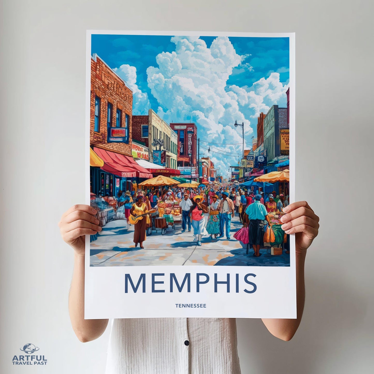 Memphis Poster - Tennessee Wall Art