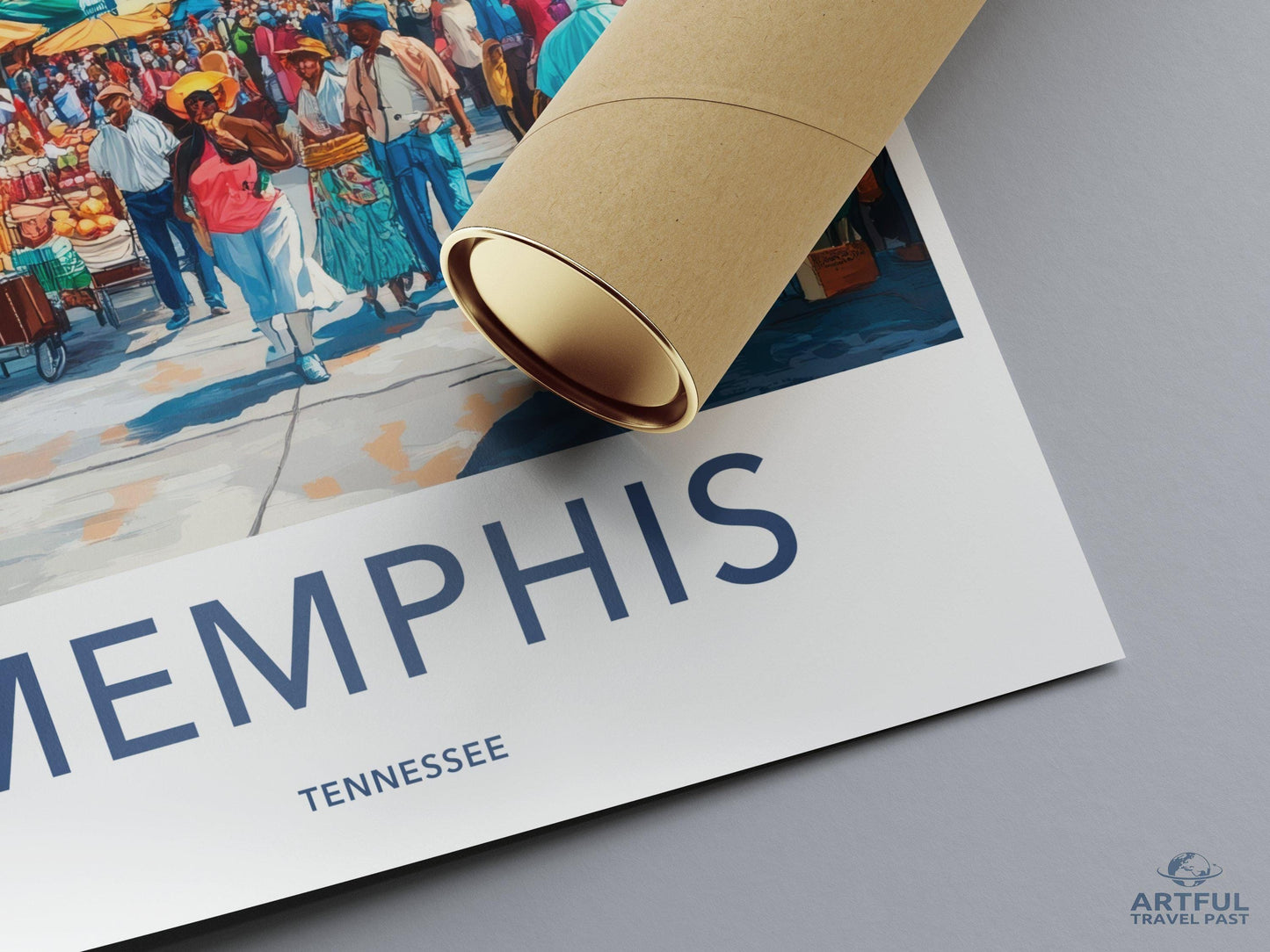 Memphis Poster - Tennessee Wall Art