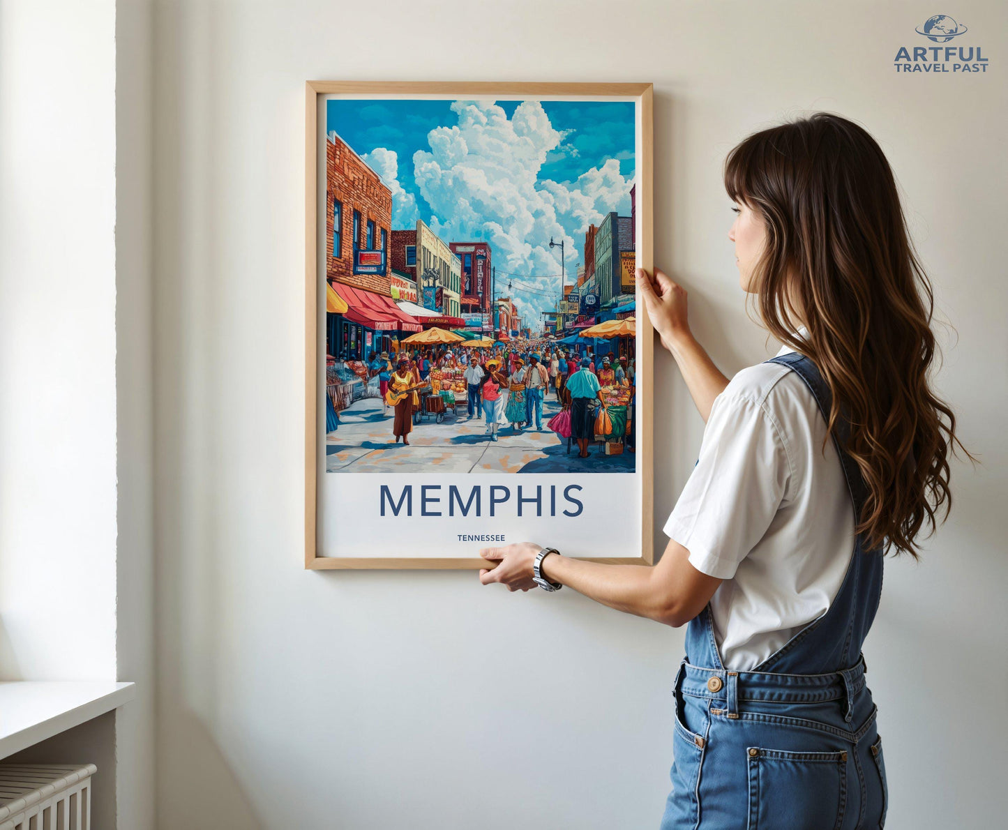 Memphis Poster - Tennessee Wall Art