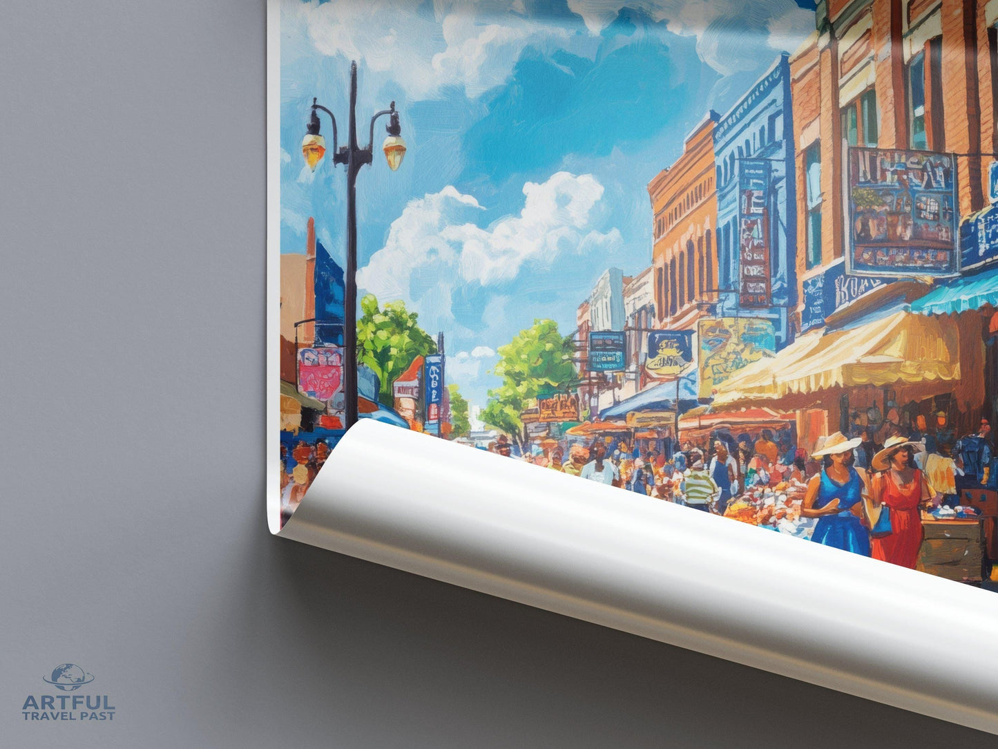Memphis Poster - Tennessee Wall Art