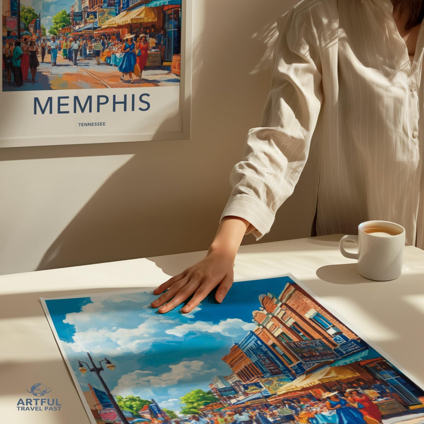 Memphis Poster - Tennessee Wall Art
