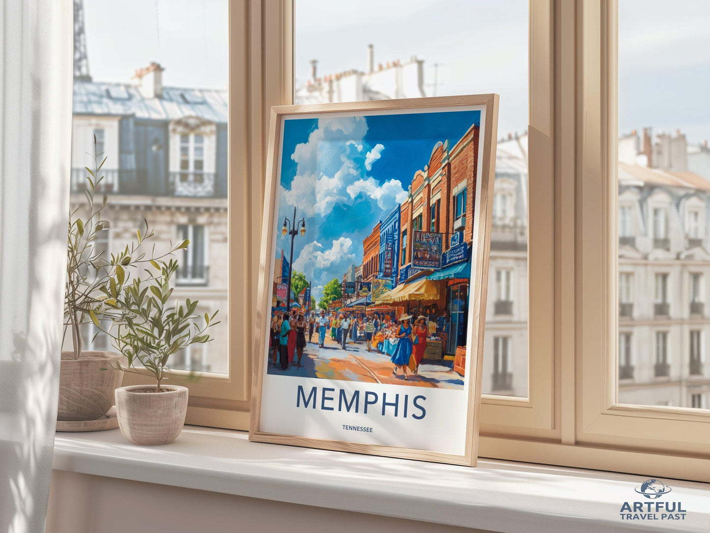 Memphis Poster - Tennessee Wall Art