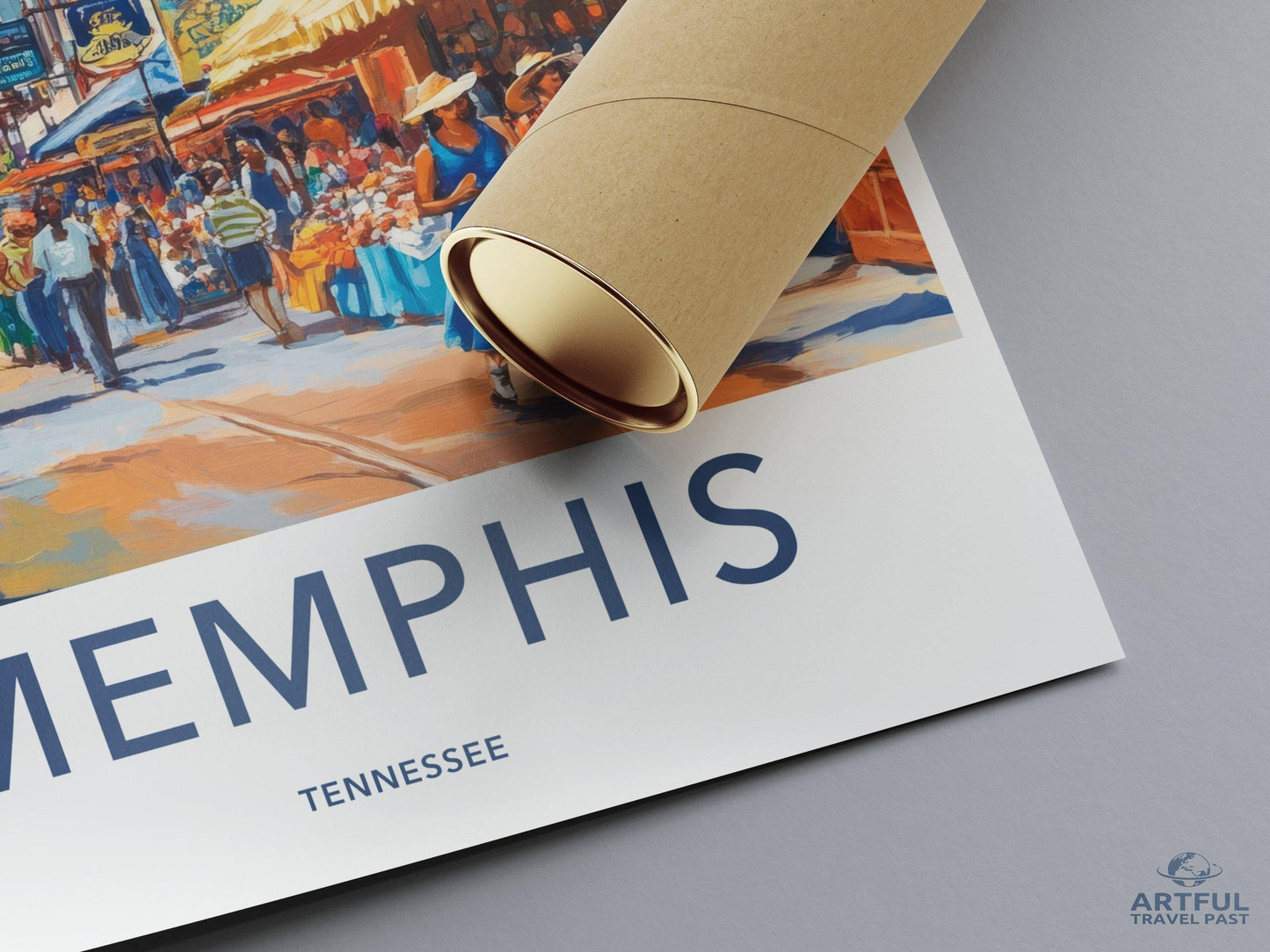 Memphis Poster - Tennessee Wall Art
