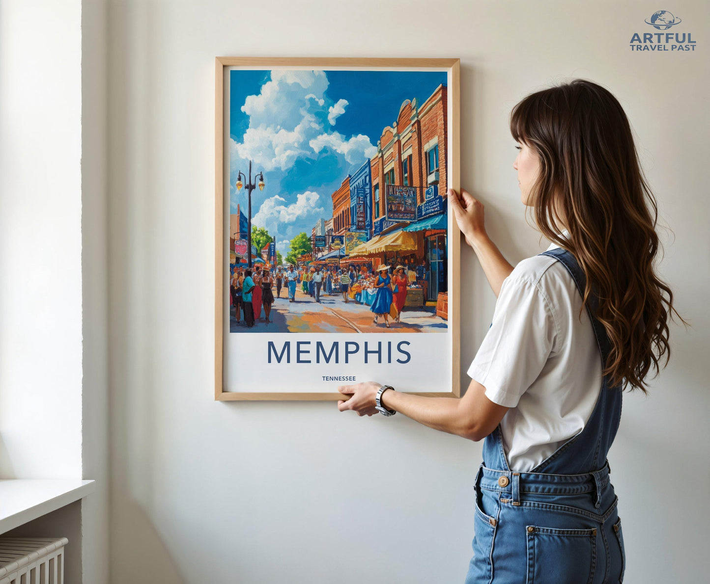 Memphis Poster - Tennessee Wall Art